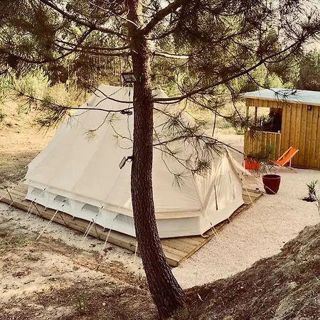 Tente glamping Cote Vicentine plage et nature Luxe tent Rogil